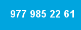 977 985 22 61 977 985 22 61